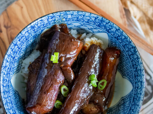 Chinese Eggplant with Garlic Sauce Instant Pot